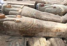 Egito anuncia descoberta de 14 sarcófagos de 2.500 anos Egito anuncia descoberta de 14 sarcófagos de 2.500 anos