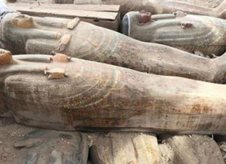 Egito anuncia descoberta de 14 sarcófagos de 2.500 anos Egito anuncia descoberta de 14 sarcófagos de 2.500 anos