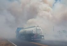 Fumaça causada por incêndios na zona rural de Uberlândia atinge trecho da MG-497 Fumaça causada por incêndios na zona rural de Uberlândia atinge trecho da MG-497
