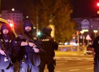 Polícia confirma segunda vítima fatal em ataque a sinagoga em Viena Polícia confirma segunda vítima fatal em ataque a sinagoga em Viena