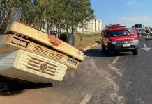 Grave acidente em Anel Viário de Uberlândia Grave acidente em Anel Viário de Uberlândia