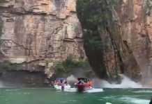 Aumenta para 8 o número de óbitos em acidente natural em Capitólio (MG) Aumenta para 8 o número de óbitos em acidente natural em Capitólio