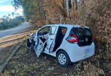 Motorista Fica Ferido Após Colidir com Cavalo Mecânico na MGC-267 em Campestre, MG Motorista Fica Ferido Após Colidir com Cavalo Mecânico na MGC-267 em Campestre, MG
