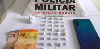 Adolescente é Detido com Drogas no Bairro Novo Horizonte, em Araguari Adolescente é Detido com Drogas no Bairro Novo Horizonte, em Araguari