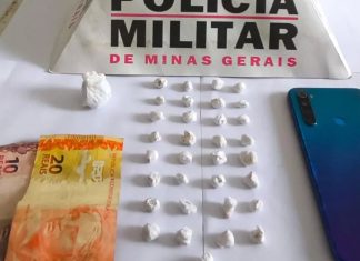 Adolescente é Detido com Drogas no Bairro Novo Horizonte, em Araguari Adolescente é Detido com Drogas no Bairro Novo Horizonte, em Araguari