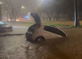 Chuvas no Alto Paranaíba: Veículos submersos em Patos de Minas e erosão severa em Patrocínio Chuvas no Alto Paranaíba
