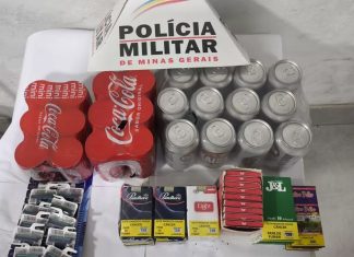 Homem é detido por furto de mercadorias em mercearia de Araguari Homem é detido por furto de mercadorias em mercearia de Araguari