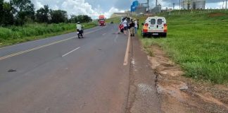 Homem morre atropelado na MGC-497 após confraternização em Prata Homem morre atropelado na MGC-497 após confraternização em Prata