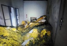 Bombeiros combatem incêndio em fábrica de farinha em Monte Alegre de Minas Bombeiros combatem incêndio em fábrica de farinha em Monte Alegre de Minas