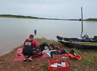 Homem segue desaparecido após embarcação virar na Barragem de Nova Ponte Homem segue desaparecido após embarcação virar na Barragem de Nova Ponte