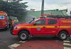 Idosa é atropelada por caminhão em Uberlândia e estado de saúde preocupa Idosa é atropelada por caminhão em Uberlândia e estado de saúde preocupa