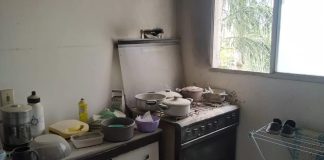 Incêndio atinge residência em Uberlândia após curto-circuito Incêndio atinge residência em Uberlândia após curto-circuito