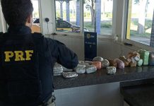 Motorista é preso com drogas ocultas na lataria de carro na BR-153 Motorista é preso com drogas ocultas na lataria de carro na BR-153
