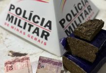 Jovem é detido por tráfico de drogas no bairro Bosque, em Araguari Jovem é detido por tráfico de drogas no bairro Bosque, em Araguari