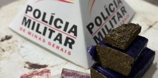 Jovem é detido por tráfico de drogas no bairro Bosque, em Araguari Jovem é detido por tráfico de drogas no bairro Bosque, em Araguari