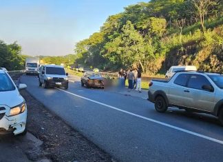 Motorista sai do carro após acidente e é atropelado fatalmente na BR-050, em Araguari Motorista sai do carro após acidente e é atropelado fatalmente na BR-050, em Araguari