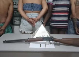 PM prende casal suspeito de homicídio e apreende drogas e arma em Frutal PM prende casal suspeito de homicídio e apreende drogas e arma em Frutal