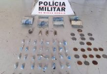 Polícia prende homem por tráfico de drogas no Assentamento Santa Clara, em Uberlândia Polícia prende homem por tráfico de drogas no Assentamento Santa Clara, em Uberlândia