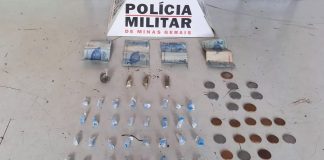 Polícia prende homem por tráfico de drogas no Assentamento Santa Clara, em Uberlândia Polícia prende homem por tráfico de drogas no Assentamento Santa Clara, em Uberlândia