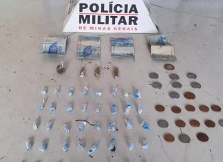 Polícia prende homem por tráfico de drogas no Assentamento Santa Clara, em Uberlândia Polícia prende homem por tráfico de drogas no Assentamento Santa Clara, em Uberlândia