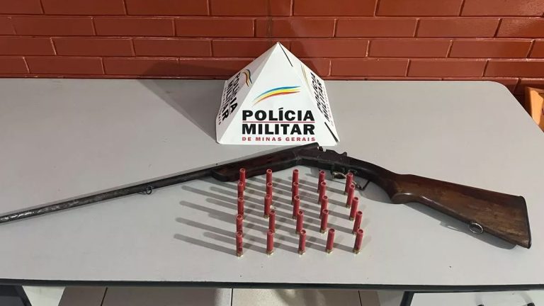 Homem é preso com arma de fogo em operação da PM na zona rural de Gurinhatã