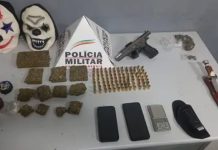 Jovem é preso em Patos de Minas por tráfico de drogas e porte ilegal de arma após denúncia Jovem é preso em Patos de Minas por tráfico de drogas e porte ilegal de arma após denúncia