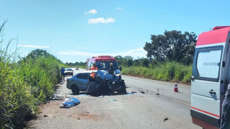 Mulher perde a vida em violento acidente na MGC-154, em Ituiutaba