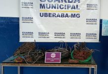 Operação Ferro Velho estoura esquema de furto em Uberaba: 30 kg de cabos apreendidos! Operação Ferro Velho estoura esquema de furto em Uberaba: 30 kg de cabos apreendidos!