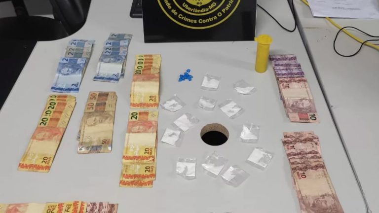 Polícia Civil apreende entorpecentes ao lado de escola municipal no bairro Shopping Park, em Uberlândia