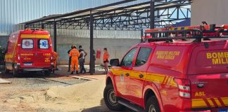 Trabalhador Sofre Queda de Cinco Metros Durante Instalação de Telhado e Fica Gravemente Ferido em Uberlândia Trabalhador Sofre Queda de Cinco Metros Durante Instalação de Telhado e Fica Gravemente Ferido em Uberlândia