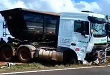 Uberaba: Caminhões se envolvem em acidente fatal enquanto vítima descansava debaixo de árvore na BR-262 Uberaba Caminhões se envolvem em acidente fatal enquanto vítima descansava debaixo de árvore na BR-262