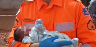 Bebê recém-nascido é resgatado após engasgar com leite materno no Assentamento Fidel Castro, em Uberlândia Bebê recém-nascido é resgatado após engasgar com leite materno no Assentamento Fidel Castro, em Uberlândia