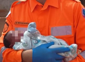 Bebê recém-nascido é resgatado após engasgar com leite materno no Assentamento Fidel Castro, em Uberlândia Bebê recém-nascido é resgatado após engasgar com leite materno no Assentamento Fidel Castro, em Uberlândia