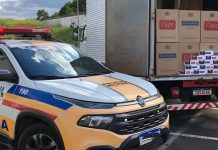Caminhão Furtado em Uberlândia, Carregado com Meio Milhão em Cigarros Contrabandeados, é Apreendido em Patrocínio Caminhão Furtado em Uberlândia, Carregado com Meio Milhão em Cigarros Contrabandeados, é Apreendido em Patrocínio