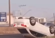 Condutor perde o controle e capota veículo na BR-050 em Uberlândia; embriaguez é suspeita Condutor perde o controle e capota veículo na BR-050 em Uberlândia; embriaguez é suspeita