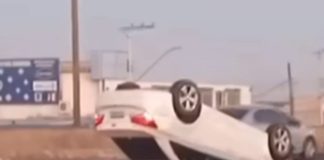 Condutor perde o controle e capota veículo na BR-050 em Uberlândia; embriaguez é suspeita Condutor perde o controle e capota veículo na BR-050 em Uberlândia; embriaguez é suspeita