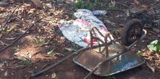 Corpo encontrado no Rio Uberabinha apresenta ferimento no pescoço e pode ter sido transportado em carrinho de mão Corpo encontrado no Rio Uberabinha apresenta ferimento no pescoço e pode ter sido transportado em carrinho de mão