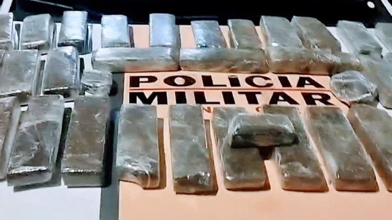 Homem é detido ao transportar 35 barras de maconha com destino a Uberlândia