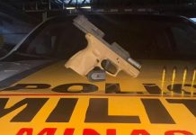 Homem é detido por porte ilegal de arma de fogo durante operação na LMG-748, em Araguari Homem é detido por porte ilegal de arma de fogo durante operação na LMG-748, em Araguari