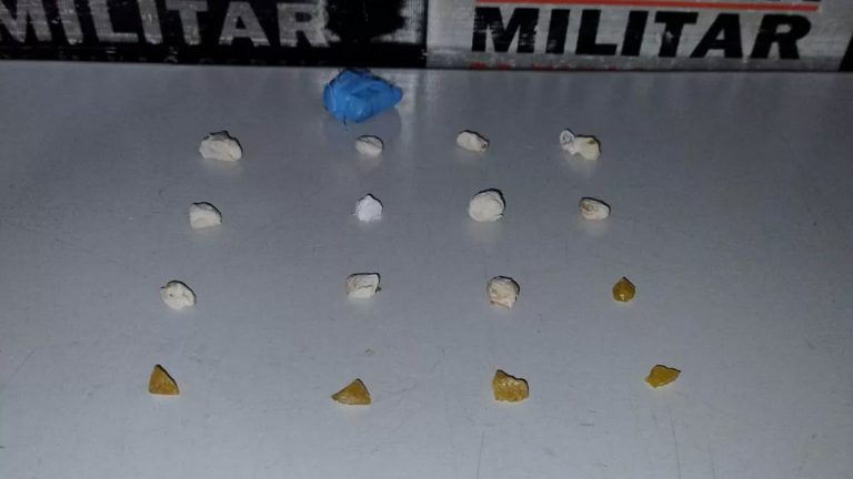 Homem é detido por tráfico de drogas no bairro Dom Alexandre, em Santa Vitória