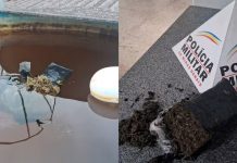Morador estranha água verde na torneira e descobre maconha na caixa d’água em MG Morador estranha água verde na torneira e descobre maconha na caixa d'água em MG