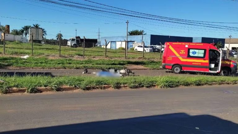 Motociclista perde a vida em colisão com caminhão no Distrito Industrial de Uberlândia