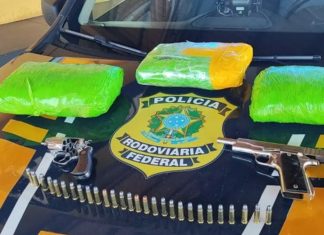 Motorista é preso na BR-158, em Paranaíba, com drogas, armas e munições a caminho de Uberaba Motorista é preso na BR-158, em Paranaíba, com drogas, armas e munições a caminho de Uberaba
