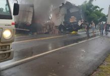 PRF detalha acidente fatal na BR-153 em Frutal PRF detalha acidente fatal na BR-153 em Frutal