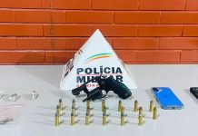 Polícia Militar Realiza Apreensão de Arma, Munições e Drogas em Ituiutaba Polícia Militar Realiza Apreensão de Arma, Munições e Drogas em Ituiutaba