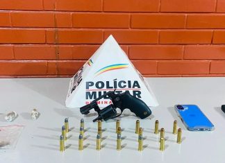 Polícia Militar Realiza Apreensão de Arma, Munições e Drogas em Ituiutaba Polícia Militar Realiza Apreensão de Arma, Munições e Drogas em Ituiutaba