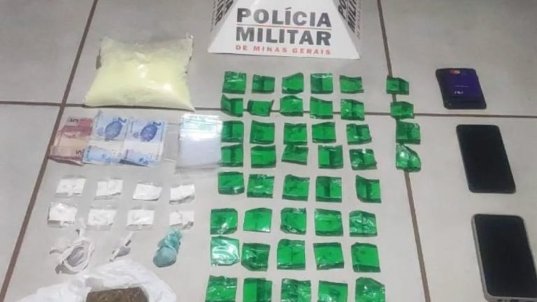 Polícia Militar captura dupla com drogas durante a Expomonte, em Monte Alegre de Minas.