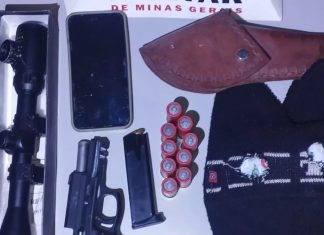 Arma de Uso Restrito Furtada em Goiás é Recuperada Durante Operação da PM em Prata Arma de Uso Restrito Furtada em Goiás é Recuperada Durante Operação da PM em Prata