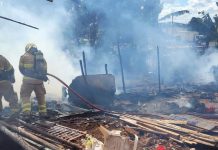Casa destruída por incêndio no bairro Residencial Integração, em Uberlândia Casa destruída por incêndio no bairro Residencial Integração, em Uberlândia