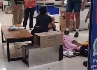 Mulher é esfaqueada dentro de hipermercado em Uberlândia Mulher é esfaqueada dentro de hipermercado em Uberlândia
